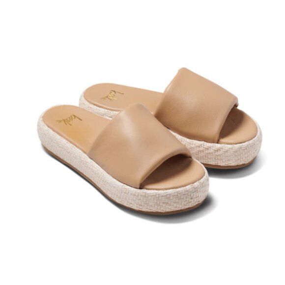 NEW BEEK Leather Trumpeter Raffia Sandals beach for women 252